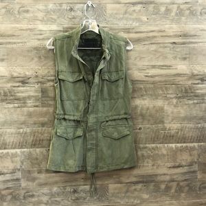 army green vest